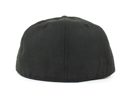 The Garden State Script New Era 59Fifty Fitted Hats (Black Gray Under Brim)
