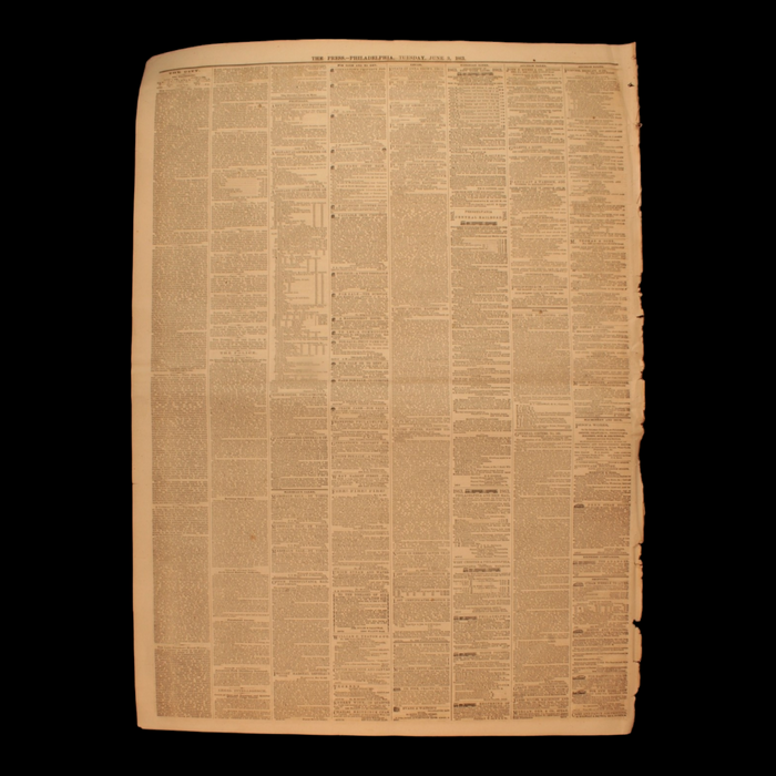 The Philadelphia Press, Civil War Issues