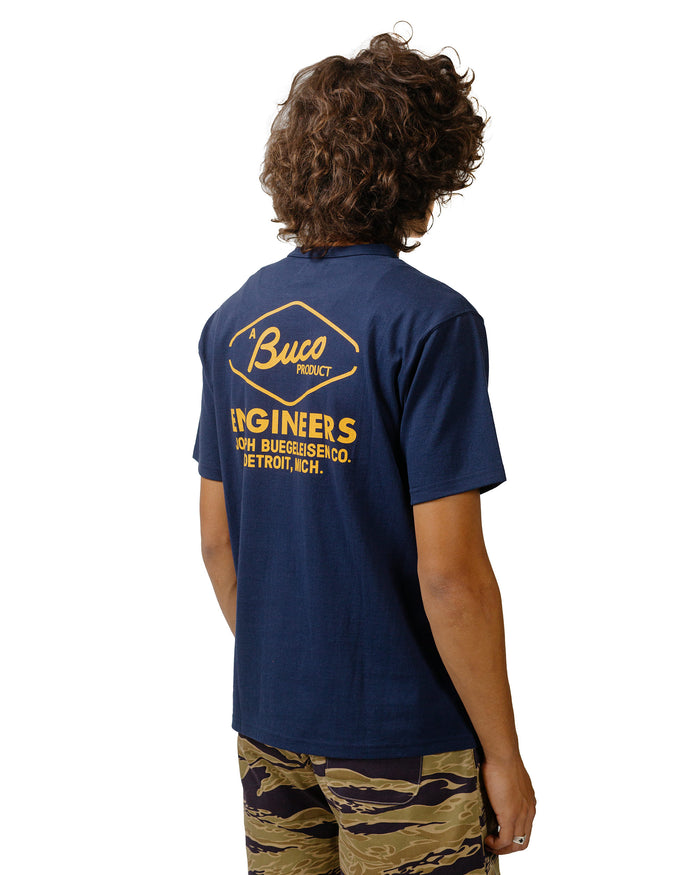 lost & found The Real McCoy's The Real McCoy's BC24003 Buco Tee / Engineers Navy
