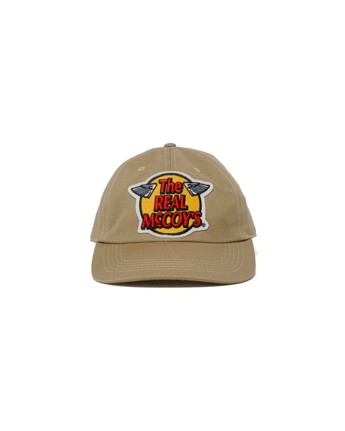 lost & found The Real McCoy's The Real McCoy's MA23001 The Real McCoy's Logo Baseball Cap Khaki