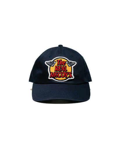 lost & found The Real McCoy's The Real McCoy's MA23001 The Real McCoy's Logo Baseball Cap Navy