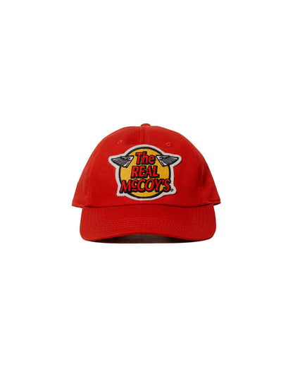 lost & found The Real McCoy's The Real McCoy's MA23001 The Real McCoy's Logo Baseball Cap Red