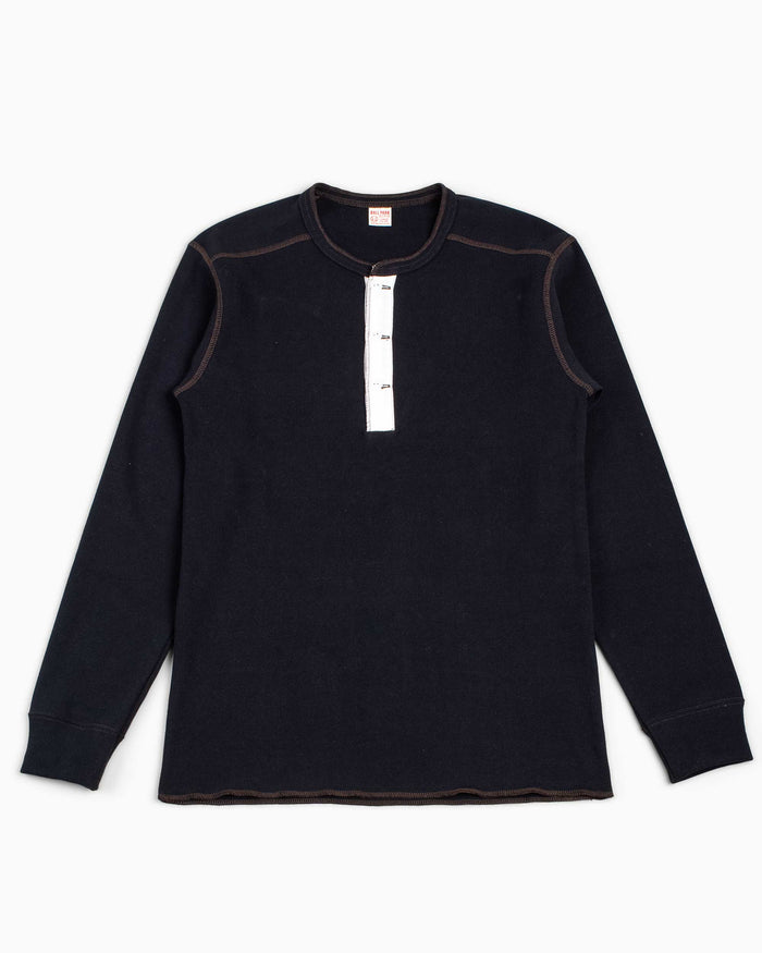lost & found The Real McCoy's The Real McCoy's MC16117 Union Shirt Long Sleeve Black