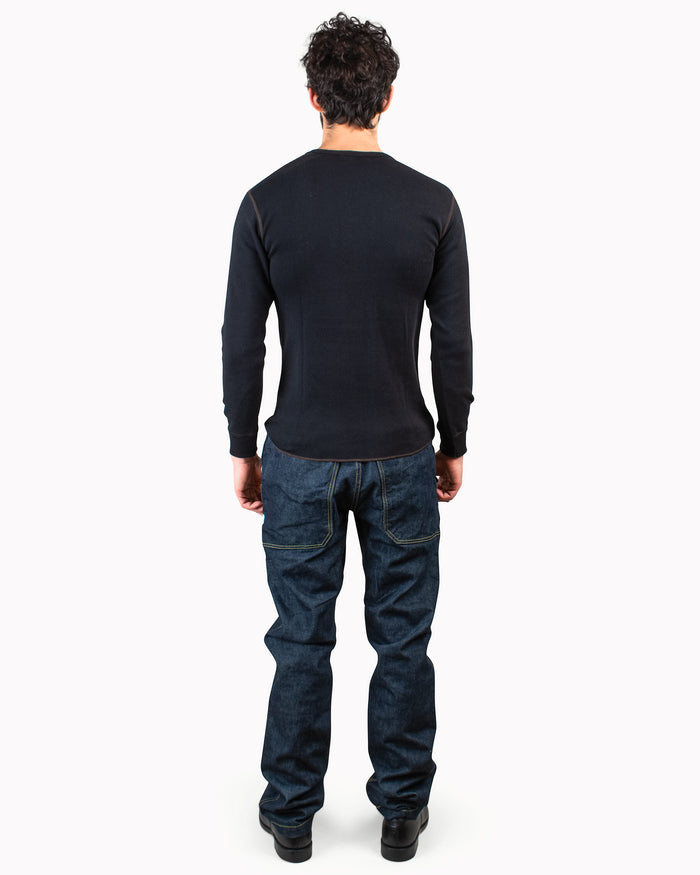 lost & found The Real McCoy's The Real McCoy's MC16117 Union Shirt Long Sleeve Black