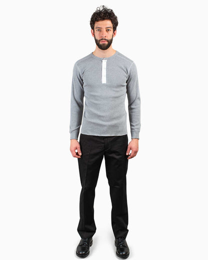 lost & found The Real McCoy's The Real McCoy's MC16117 Union Shirt Long Sleeve Grey