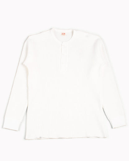 lost & found The Real McCoy's The Real McCoy's MC16117 Union Shirt Long Sleeve White