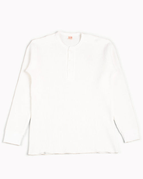 lost & found The Real McCoy's The Real McCoy's MC16117 Union Shirt Long Sleeve White