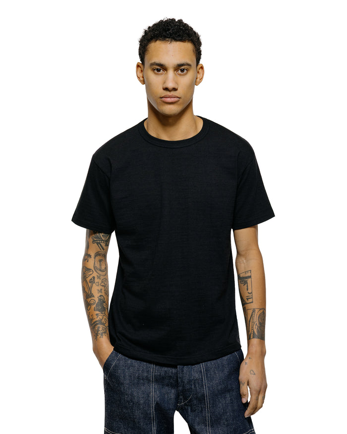 lost & found The Real McCoy's The Real McCoy's MC19010 Athletic T-Shirt / Loop-Wheel Black