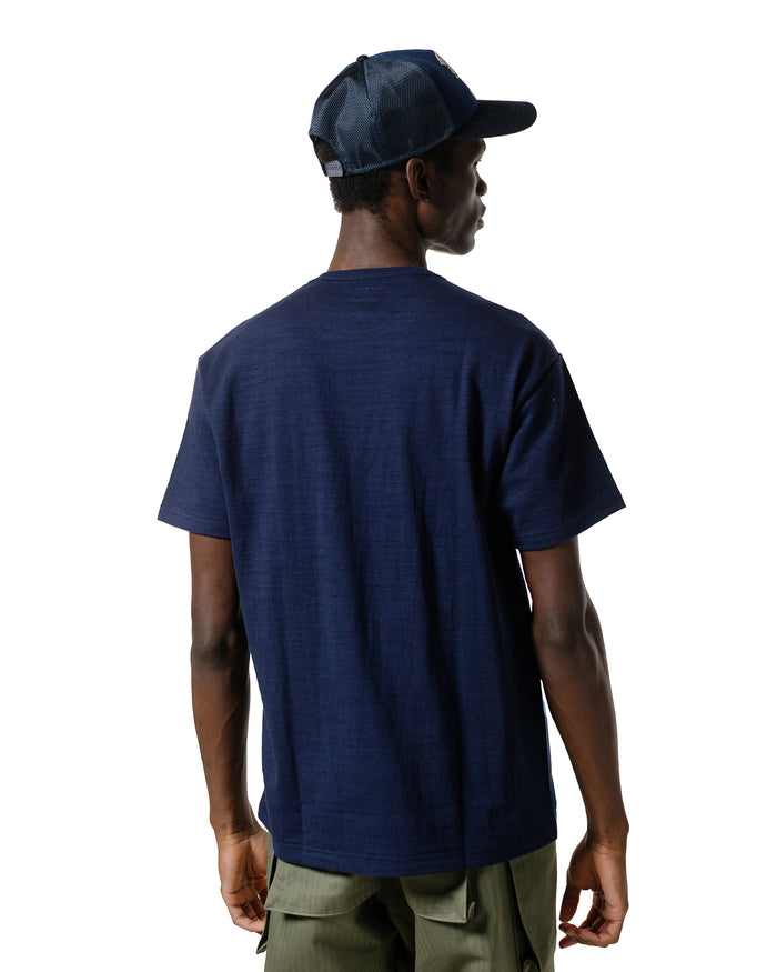 lost & found The Real McCoy's The Real McCoy's MC19010 Athletic T-Shirt / Loop-Wheel Navy