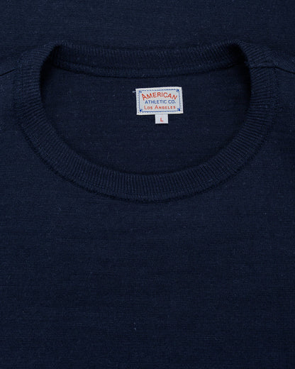 lost & found The Real McCoy's The Real McCoy's MC19010 Athletic T-Shirt / Loop-Wheel Navy