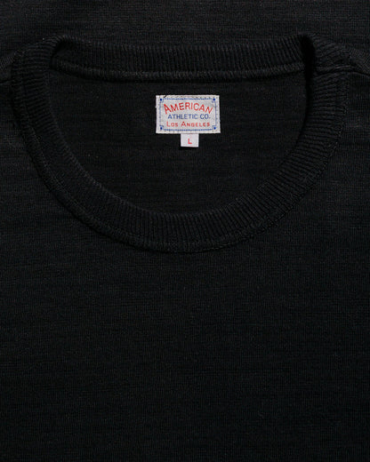 lost & found The Real McCoy's The Real McCoy's MC21109 Athletic L/S T-Shirt / Loop-Wheel Black