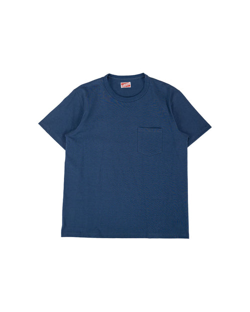 lost & found The Real McCoy's The Real McCoy's MC22006 Pocket Tee Marine Blue