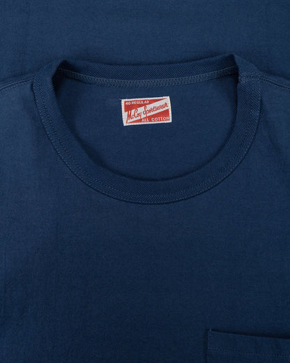 lost & found The Real McCoy's The Real McCoy's MC22006 Pocket Tee Marine Blue