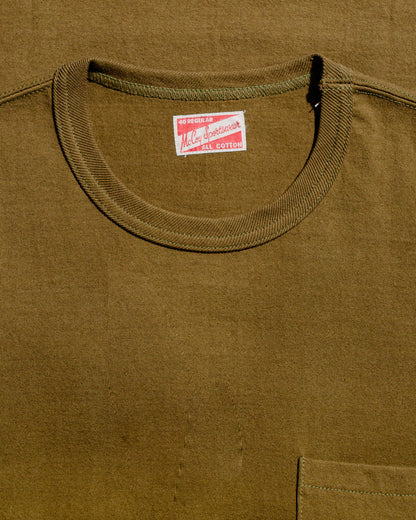 lost & found The Real McCoy's The Real McCoy's MC22006 Pocket Tee Olive
