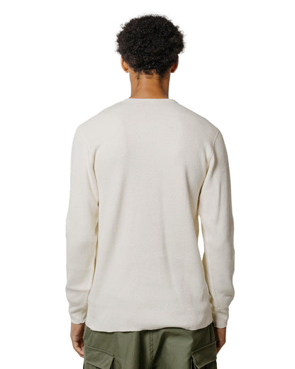 lost & found The Real McCoy's The Real McCoy's MC22109 U.S. Army Military Thermal Shirt Milk
