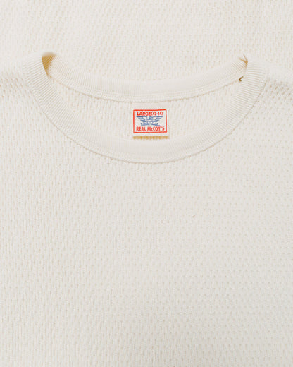 lost & found The Real McCoy's The Real McCoy's MC22109 U.S. Army Military Thermal Shirt Milk
