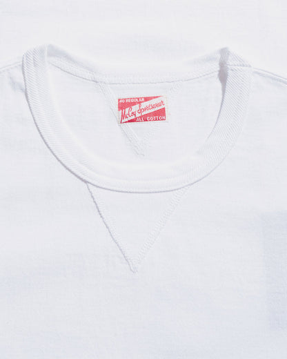 lost & found The Real McCoy's The Real McCoy's MC23020 Gusset Tee White