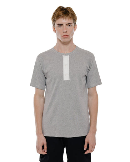 The Real McCoy's MC23022 Union Henley Undershirt S/S Medium Grey