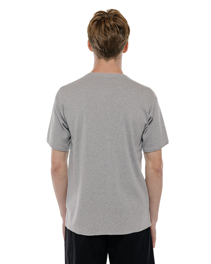 The Real McCoy's MC23022 Union Henley Undershirt S/S Medium Grey