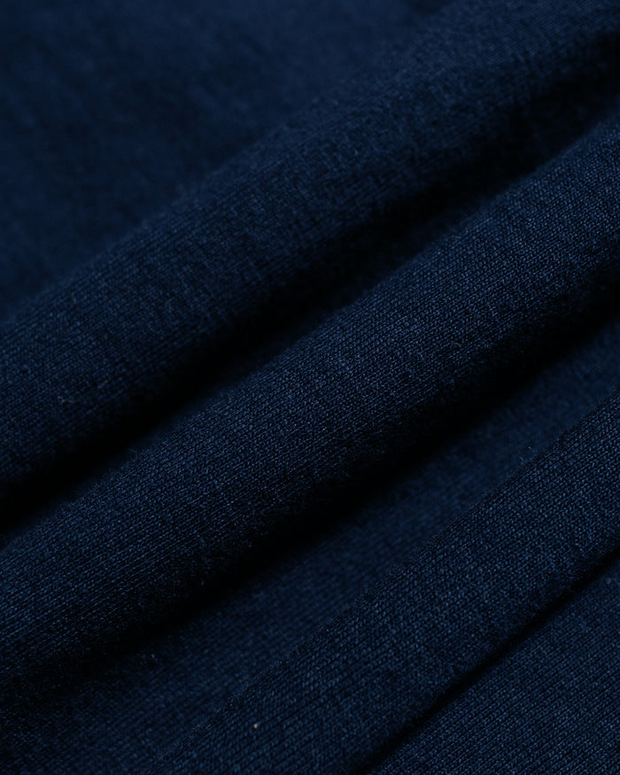 lost & found The Real McCoy's The Real McCoy's MC24003 The Real McCoy's Logo Tee L/S Navy
