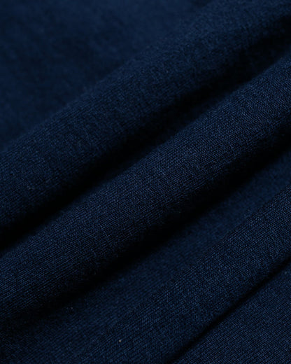 lost & found The Real McCoy's The Real McCoy's MC24003 The Real McCoy's Logo Tee L/S Navy