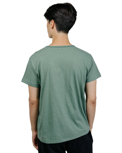 The Real McCoy's MC24014 Undershirt, Cotton, Summer Green