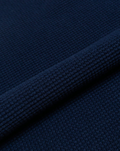 lost & found The Real McCoy's The Real McCoy's MC24018 Waffle Thermal Shirt S/S Navy