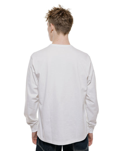 lost & found The Real McCoy's The Real McCoy's MC24019 Pocket Tee L/S White