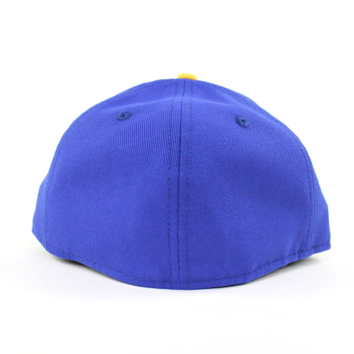 The Town Golden State Warriors New Era 59Fifty Fitted Hat (Blue Yellow Gray Under Brim)