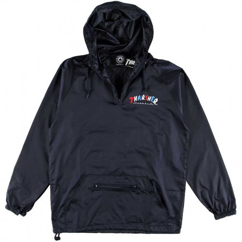 Thrasher Knock Off Pullover Anorak (Navy)