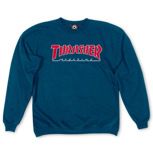 Thrasher Outlined Crewneck (Navy)