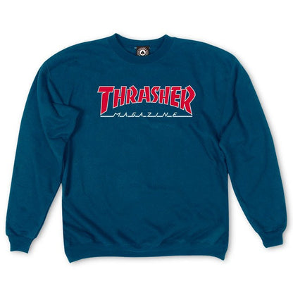 Thrasher Outlined Crewneck (Navy)