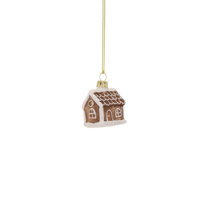 Tiny Gingerbread House Ornament