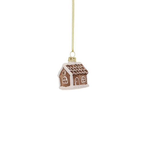 Tiny Gingerbread House Ornament