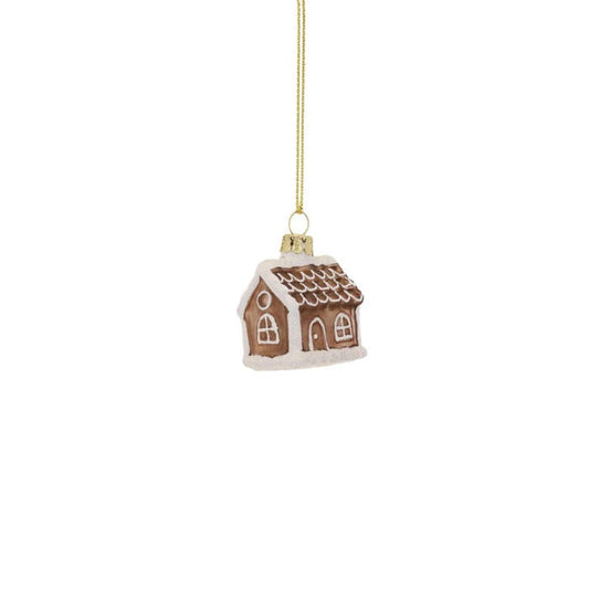 Tiny Gingerbread House Ornament