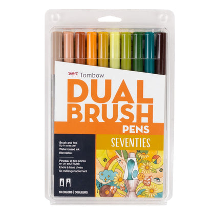 Tombow Dual Brush Pen Art Markers - 10-Pack