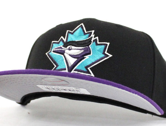 Toronto Blue Jays New Era 59FIFTY Fitted Hat (AIR JORDAN RETRO 8 AQUA Gray Under Brim)