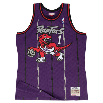 Toronto Raptors #1 Tracy McGrady Mitchell and Ness Swingman Jersey