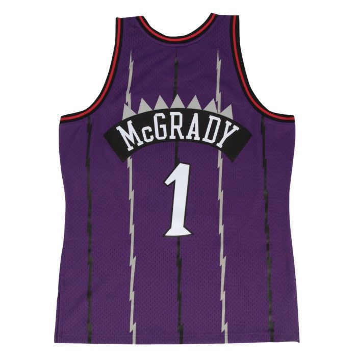 Toronto Raptors #1 Tracy McGrady Mitchell and Ness Swingman Jersey
