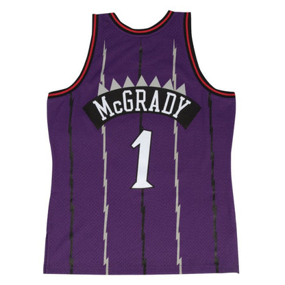 Toronto Raptors #1 Tracy McGrady Mitchell and Ness Swingman Jersey