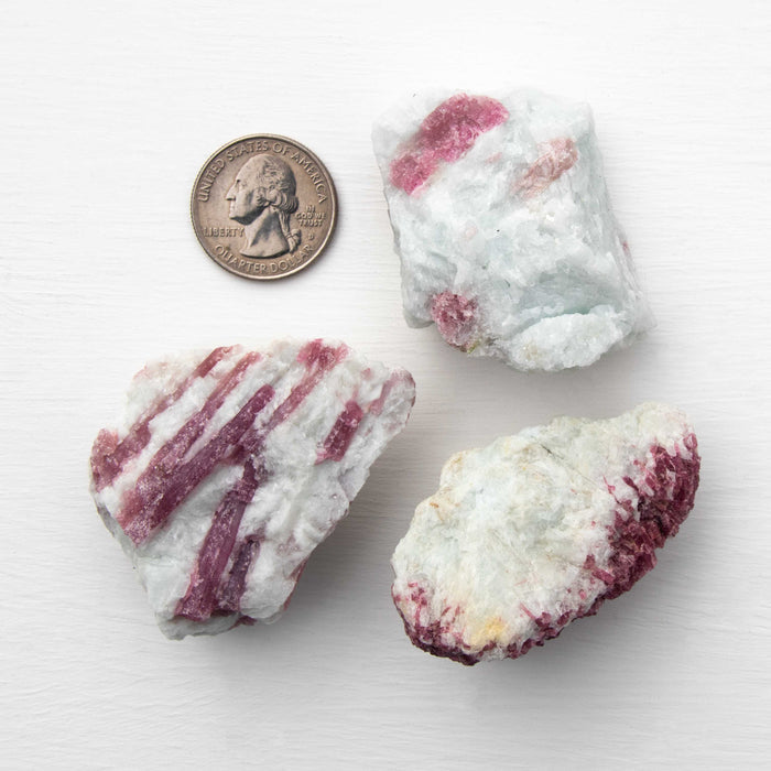 Tourmaline, Aquamarine - Pink