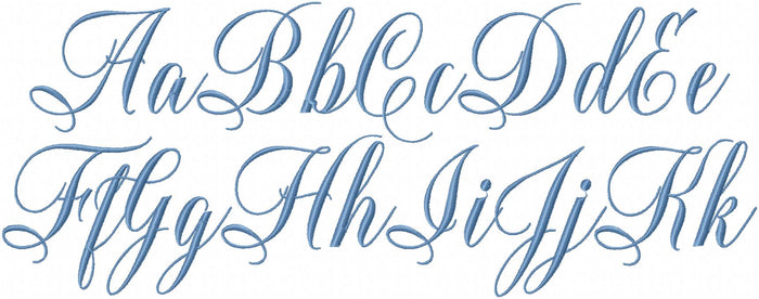 TRACY FONT 2 INCH SIZE