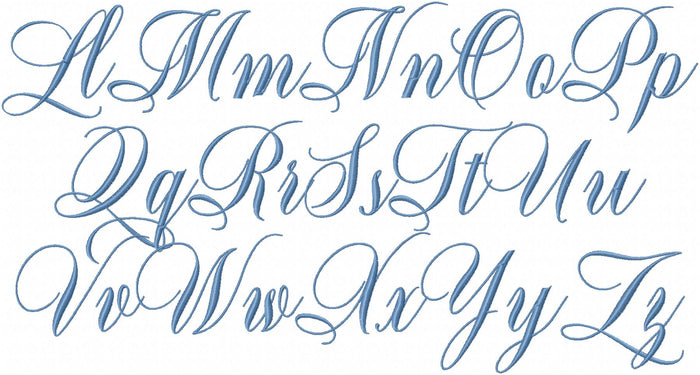 TRACY FONT 2 INCH SIZE