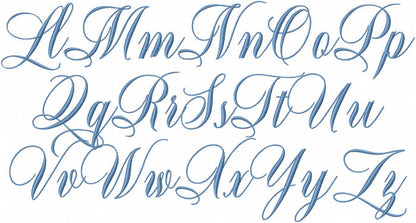 TRACY FONT 2 INCH SIZE