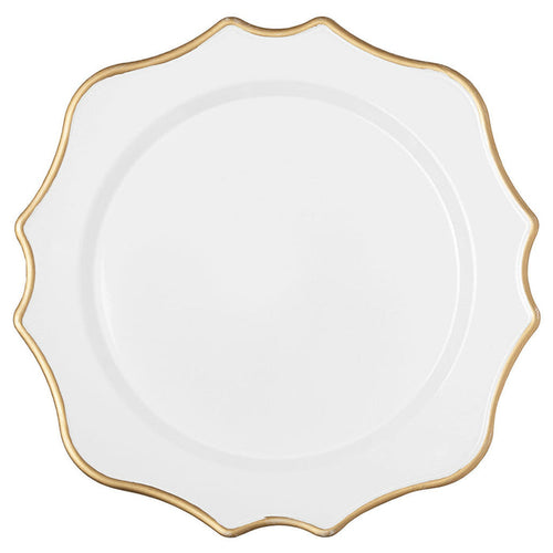 Trieste Gold Porcelain Charger