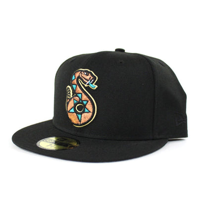 Tucson Sidewinders New Era 59Fifty Fitted Hats (Black Gray Under Brim)