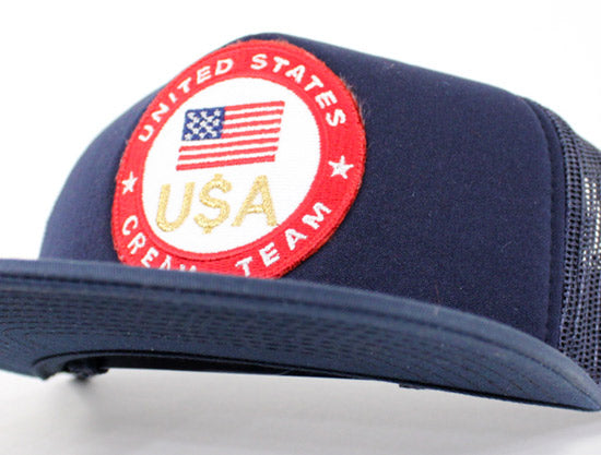 United States CREAM TEAM Trucker Hats (Navy)