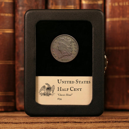 United States of America, "Classic Head" Half Cent - 1834 - United States