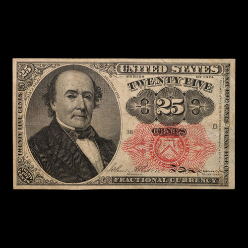 U.S. Fractional Currency, 25¢ Note, Fifth Issue - 1874 - United States of America