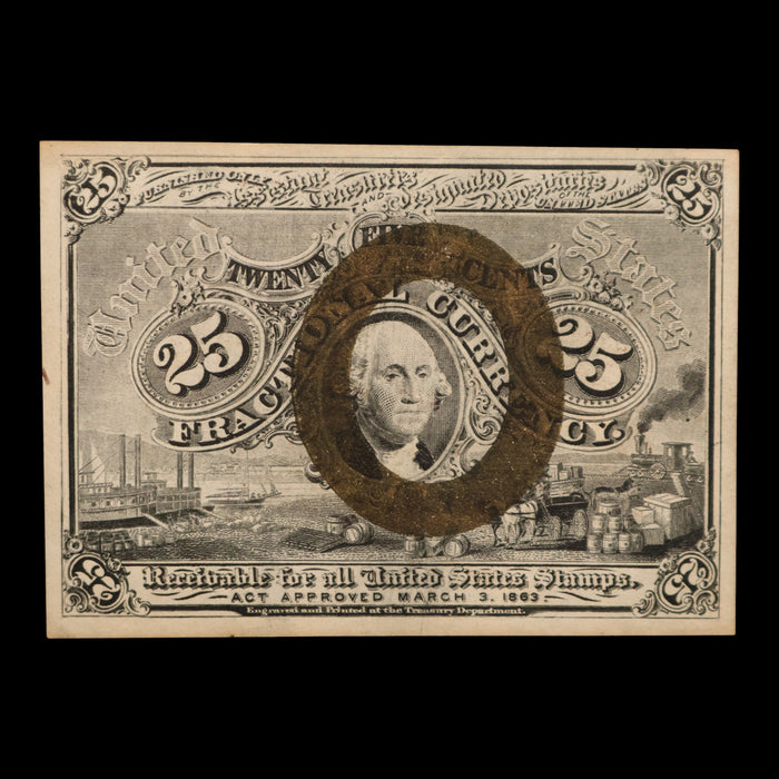U.S. Fractional Currency, 25¢ Note, Second Issue - 1863 - United States of America